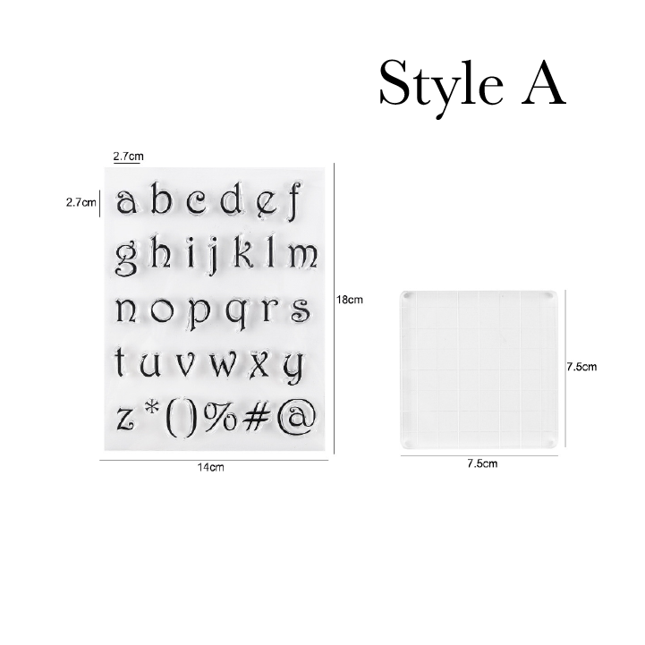 CakePRO Alphabet Fondant Stamp Set