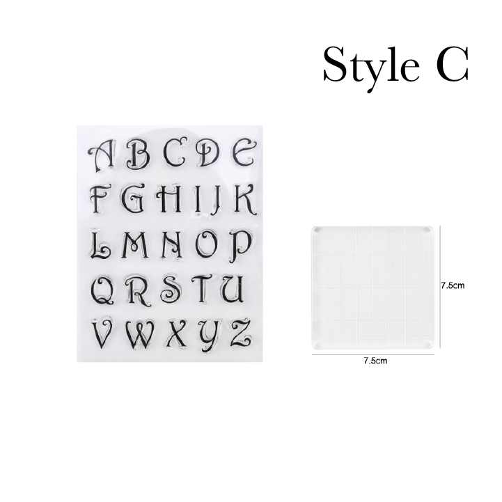 CakePRO Alphabet Fondant Stamp Set