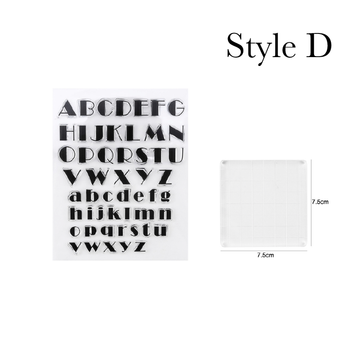 CakePRO Alphabet Fondant Stamp Set