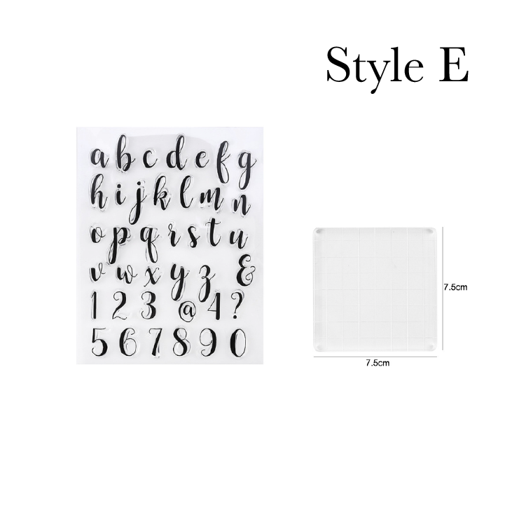 CakePRO Alphabet Fondant Stamp Set