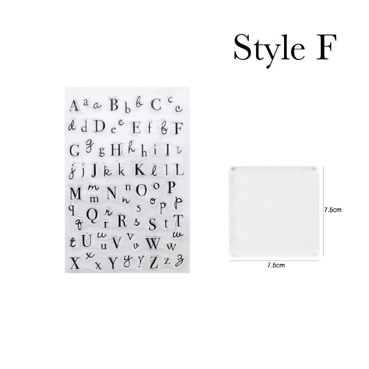 CakePRO Alphabet Fondant Stamp Set