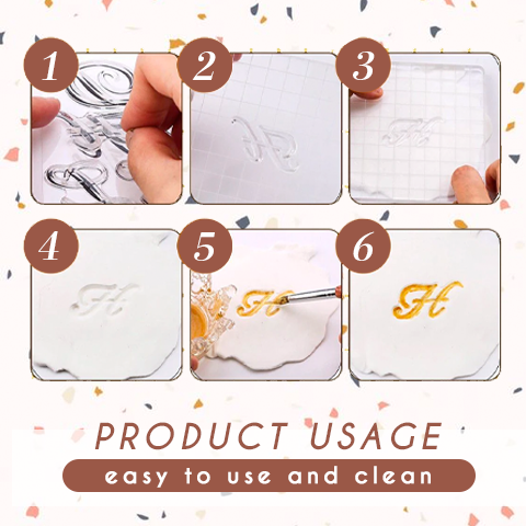 CakePRO Alphabet Fondant Stamp Set