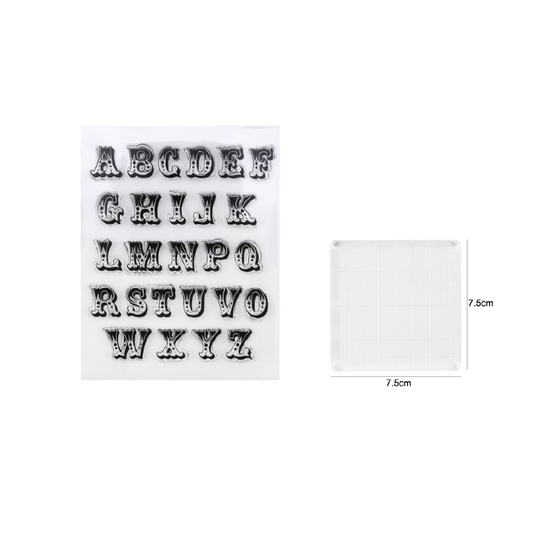 CakePRO Alphabet Fondant Stamp Set